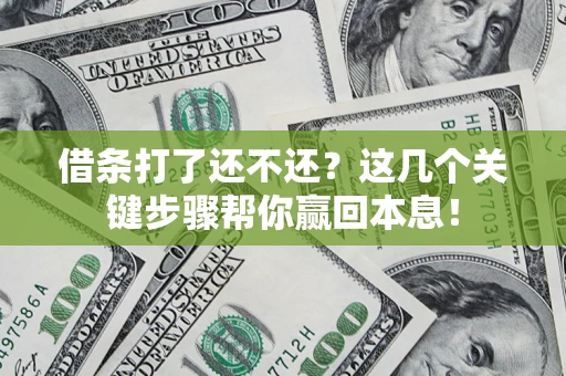 北京借条打了还不还？这几个关键步骤帮你赢回本息！