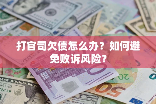 北京打官司欠债怎么办？如何避免败诉风险？