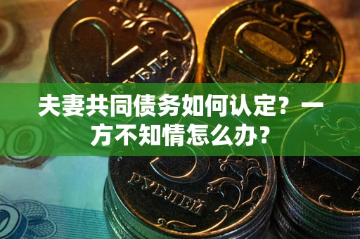 北京夫妻共同债务如何认定？一方不知情怎么办？