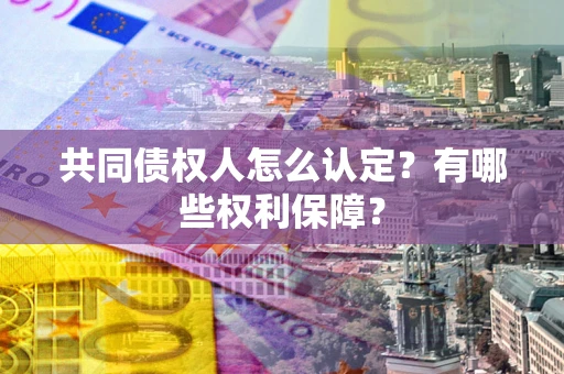 北京共同债权人怎么认定？有哪些权利保障？
