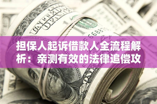 北京担保人起诉借款人全流程解析：亲测有效的法律追偿攻略