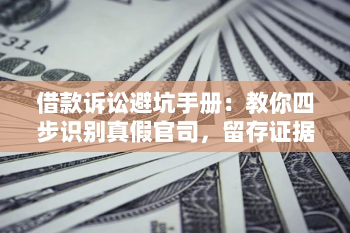 北京借款诉讼避坑手册：教你四步识别真假官司，留存证据不踩雷