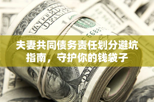 北京夫妻共同债务责任划分避坑指南，守护你的钱袋子
